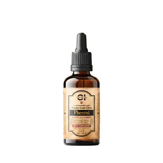 Cannazo Placidiol - Naturally Derived Pure CBD Drops (THC-Free) | Brain, Epilepsy & Neurological Support | 5000 mg