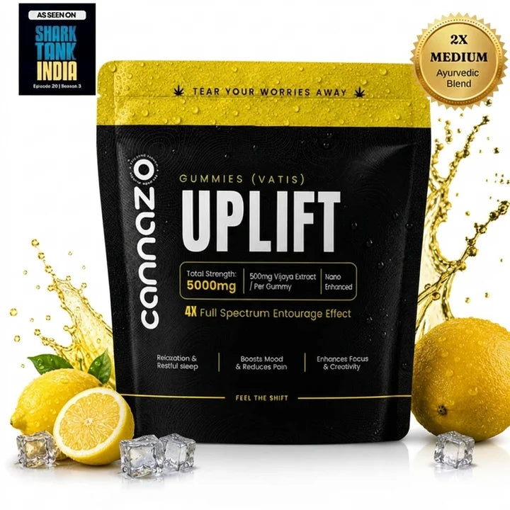 Cannazo Uplift Gummies - CBD Dominant Gummies | 500mg Vijaya & Citrus Lemon